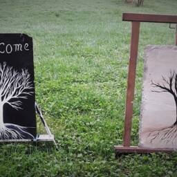 Hand Painted Roof Slate - thumbnail 4