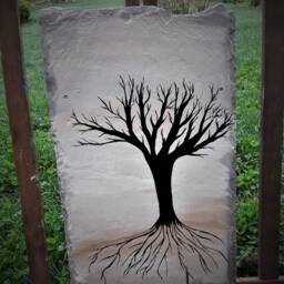 Hand Painted Roof Slate - thumbnail 3