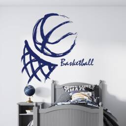 Custom Basketball Player Name Wall Decal Removable Vinyl Decor 2255 - thumbnail 2