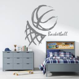 Custom Basketball Player Name Wall Decal Removable Vinyl Decor 2255 - thumbnail 3