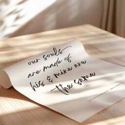 Wuthering Heights Print, Whatever Our Souls Are Made Of - Emily Bront?? Quote Poster, Minimal Wall Art - thumbnail 3