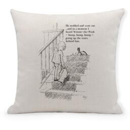 Classic Winnie The Pooh Bear Cushion, Nursery Decor Pillow, New Baby Gift - 40cm - thumbnail 1