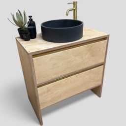 Montagu - Handmade Birch Ply Vanity Unit Custom Bathroom Furniture - thumbnail 2