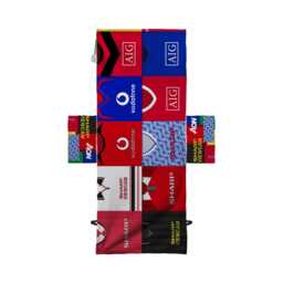 Manchester Reds - Kit Montage Multicoloured Sunbed Towel With Pockets - thumbnail 2