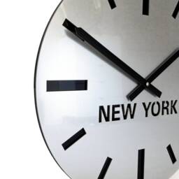Personalised Round Swiss Acrylic Time Zone Wall Clock - thumbnail 3