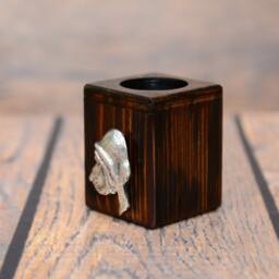 Bloodhound - Wooden Candlestick With Dog, Souvenir, Decoration, Limited Edition, Collection - thumbnail 2