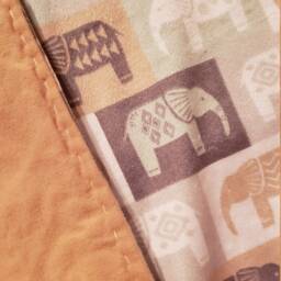 Elephant Safari Blanket - Baby Nursery Shower Gift Kids Room Toddler - thumbnail 3