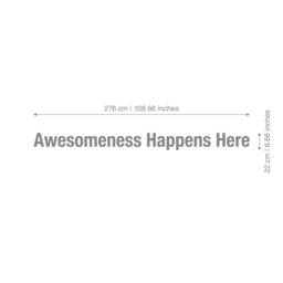 Awesome, Office, 3D, Typography, Wall, Art, Decor, PVC, Inspirational, Motivational, Work, Sucess, Decals, Stickers - Skuahh - thumbnail 3