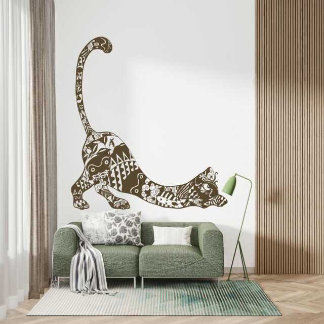 Egyptian Cat Wall Decal Ancient Egypt Decor 2647 - image 1