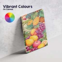 Lush Tropical Mixed Fruit Botanical Collage Canvas Wall Art Print Decor Picture Ready To Hang - thumbnail 4