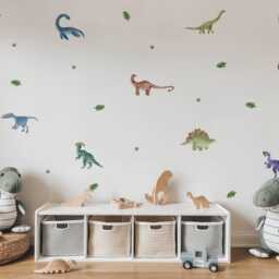 Dinosaur Adventure Nursery Wall Stickers - thumbnail 1