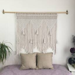 Macrame Wall Hanging, Nursery Art, Boho Home Decor - thumbnail 3