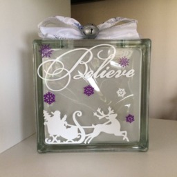 Believe in Christmas Light Block, Scene Lightup Christmas Scene, Gift, Decor
