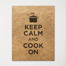 Keep Calm & Cook On - Fine Art Print Choice Of Color Purchase 3 Receive 1 Free - thumbnail 3