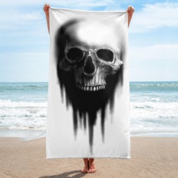 Shadowy Skull Towel