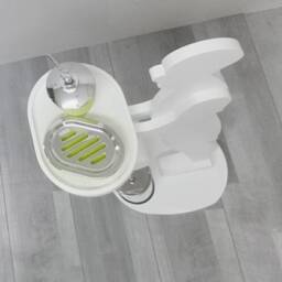 Handmade Wooden Toilet Roll Holder With Soap Dish - Unique Bathroom Organizer - thumbnail 4