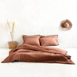 Linen Duvet Cover Full, Natural Queen Duvets, Double, King Bedding - thumbnail 1