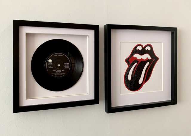 Guns N Roses - Sweet Child O Mine Framed 7 Inch Vinyl Record Music Wall Art Gift - image 1