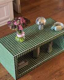 Coffee Table. Tiled Home Decor. Table For Home. Bedside - thumbnail 1