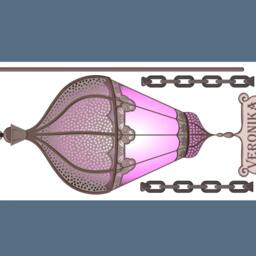 "Wall Sticker ""Lantern Orient" - thumbnail 3