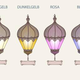 "Wall Sticker ""Lantern Orient" - thumbnail 2