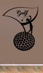 Golf Wall Decal Removable Vinyl Home Decor 2273 - thumbnail 1
