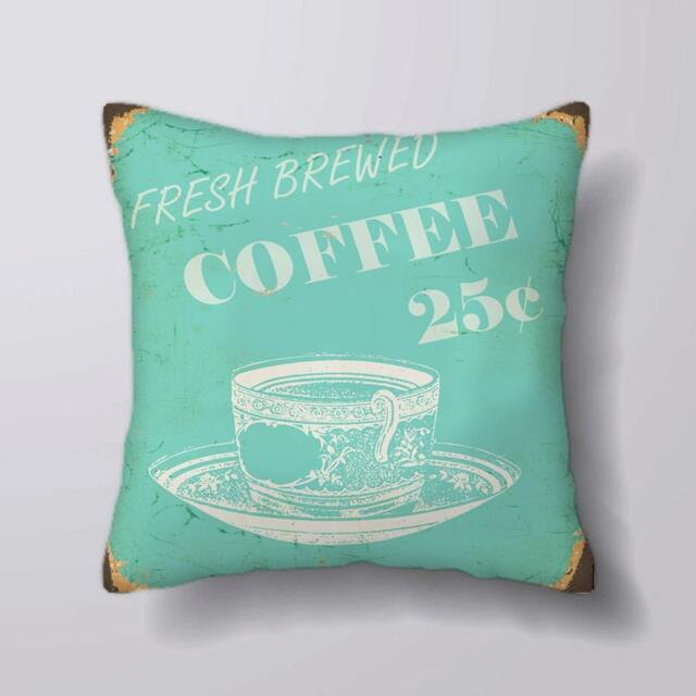 Coffee Cup - Can Be Customizeable Personlized Cushion Cover Case Or Stuffed With Insert