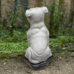 Unique Pitbull Statue Concrete Dog Sculpture Outdoor Pet Figure Stone Memorial Decoration Animal Ornament Dog Lover Gift Front Door Art - thumbnail 4