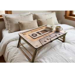 Personalized Cassette Tape Coffee Table, Folding Bed Tray, Custom Mixtape Table - thumbnail 2