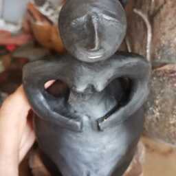 Neolithic Venus Pagan Goddess Clay Cup - thumbnail 4