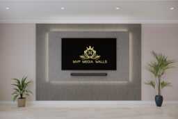 Media Wall Kit - Tv Panel & 240cm 0F Acoustic Panels - thumbnail 1