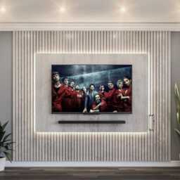 Media Wall Kit - Tv Panel & 240cm 0F Acoustic Panels - thumbnail 2