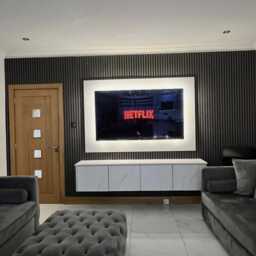 Media Wall Kit - Tv Panel & 240cm 0F Acoustic Panels - thumbnail 3