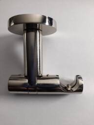 Single Curtain Pole Bracket - Modern Ceiling Mount Metal ??19mm - 0.75Inch Pack Of 1