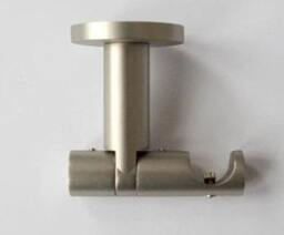 Single Curtain Pole Bracket - Modern Ceiling Mount Metal ??19mm - 0.75Inch Pack Of 1 - thumbnail 4