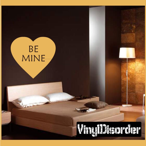 Be Mine - Vinyl Wall Decal Quotes Sticker Hd054Et - image 1
