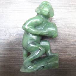 Perfect Natural Jasper Monkey Charms Carving/Sculpture - thumbnail 3