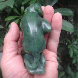 Perfect Natural Jasper Monkey Charms Carving/Sculpture - thumbnail 4