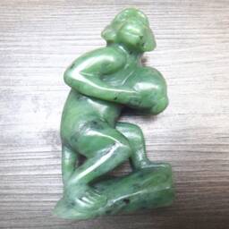Perfect Natural Jasper Monkey Charms Carving/Sculpture - thumbnail 2