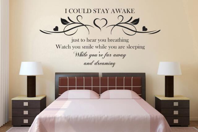 Aerosmith - Breathing Lyrics Wall Sticker Contemporary Vinyl Decal Love - image 1