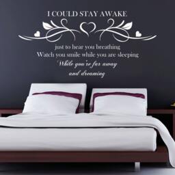Aerosmith - Breathing Lyrics Wall Sticker Contemporary Vinyl Decal Love - thumbnail 2