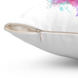 Magical Unicorn Spun Polyester Square Pillow Perfect For The Lovers Room - thumbnail 2