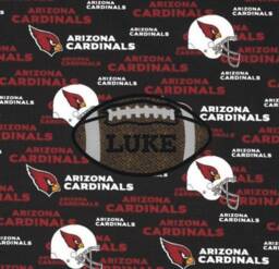 Arizona Cardinals Football Personalized Pillow