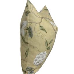 Colefax & Fowler Snowtree Yellow Leonora Collection Cushion Cover Pillow Double Sided - thumbnail 2