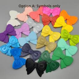Replaceable Cute Bow Curtain Holdbacks/Tiebacks 3D Printed Plastic - Set Of 2 - thumbnail 2