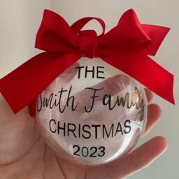 Family Christmas Bauble - Gift 2024 - thumbnail 3