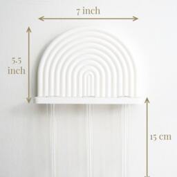 Propagation Station/Rainbow Wall Decor For Plant Cuttings Minimalist Boho Wall Planter - thumbnail 4