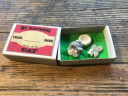 Matchbox Miniature Cat Handmade Kitten With Accessories - thumbnail 1
