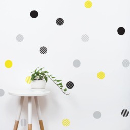 Mixed Pattern Dots Wall Decals Peel & Stick Kids Room Decor - thumbnail 2