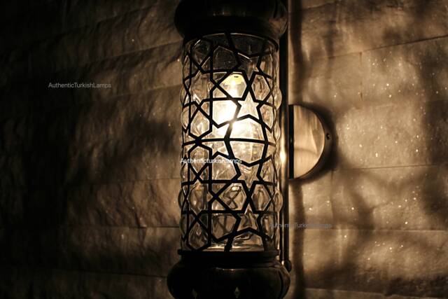 Outdoor/ Indoor Wall Lamp, Wall Sconce, Morocco Wall Light, Morocco Lighting, Morocco Lamp, Morocco Pendant, Morocco Lantern, Patio Exterior - image 1